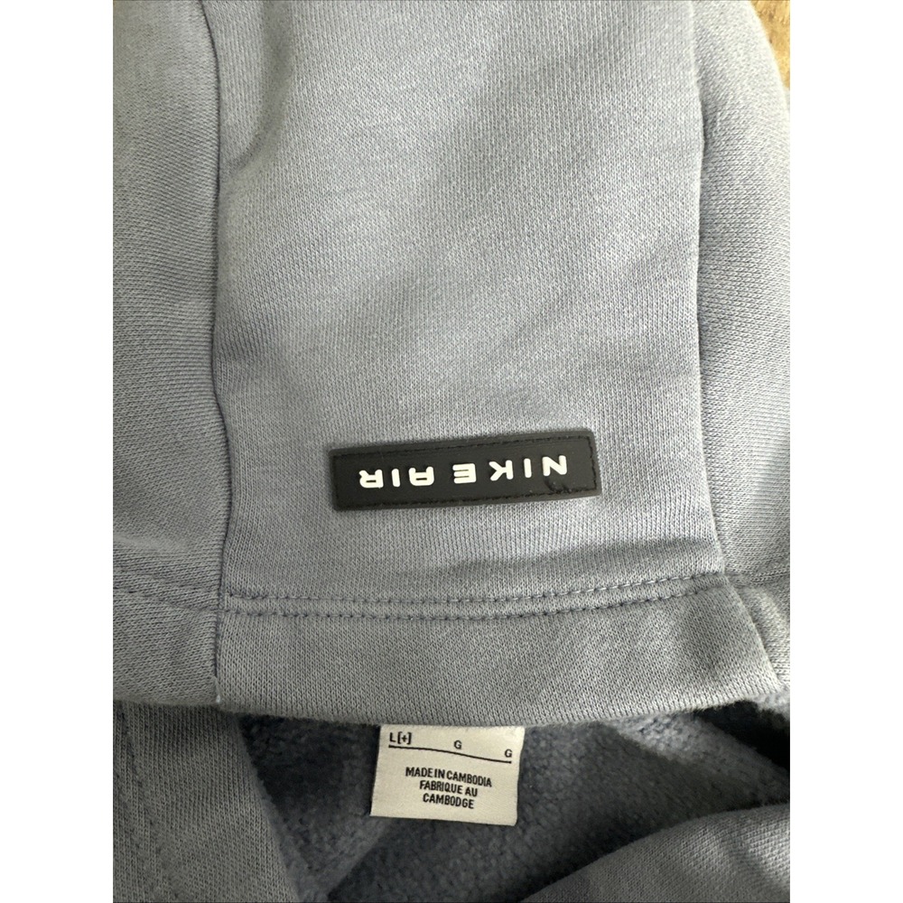 Nike Air Women's Cropped‎ Pullover Sweater Size Large Blue - Picture 11 of 12
